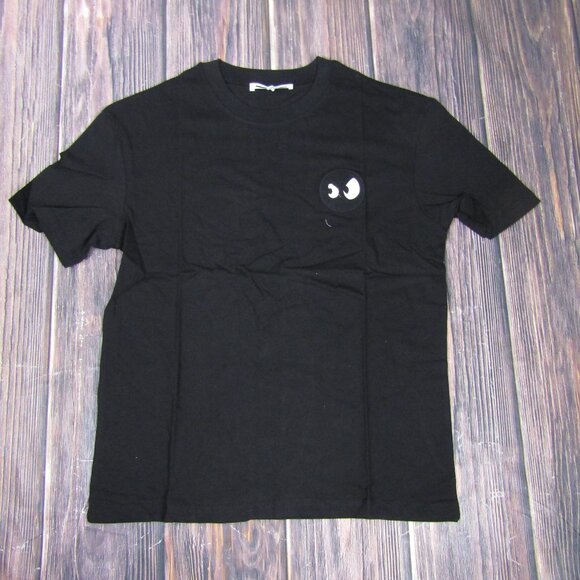 Alexander McQueen MCQ Graphic T Shirt Mens Large Black Short Sleeve - Picture 1 of 7